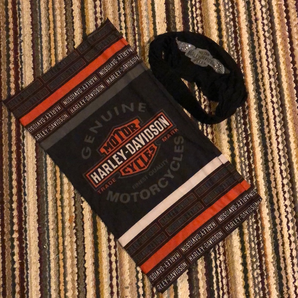 Harley Davidson multi- wear hairbands.